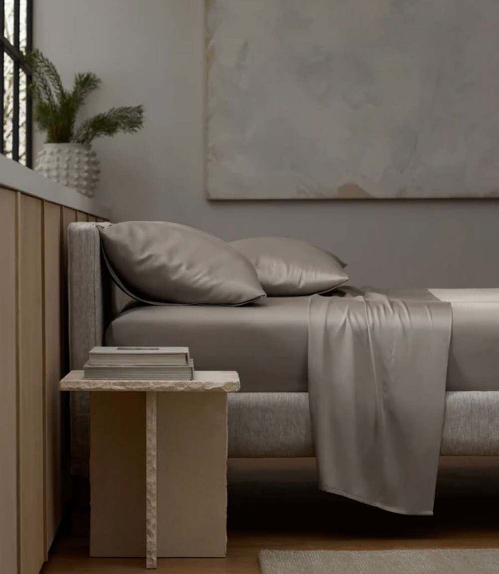 Cozy Earth Bamboo Sheet Set - Light Grey - King
